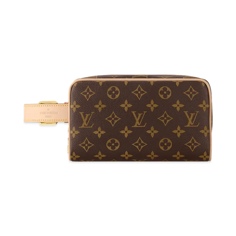 Louis Vuitton Locker Dopp Kit "Brown"