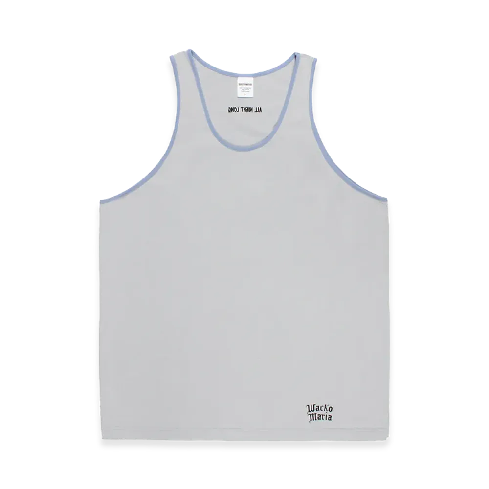 WACKO MARIA Ringer Tank Top "Gray"