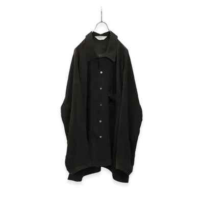 ANCELLM Embroidered Souvenir Shirt "Black"