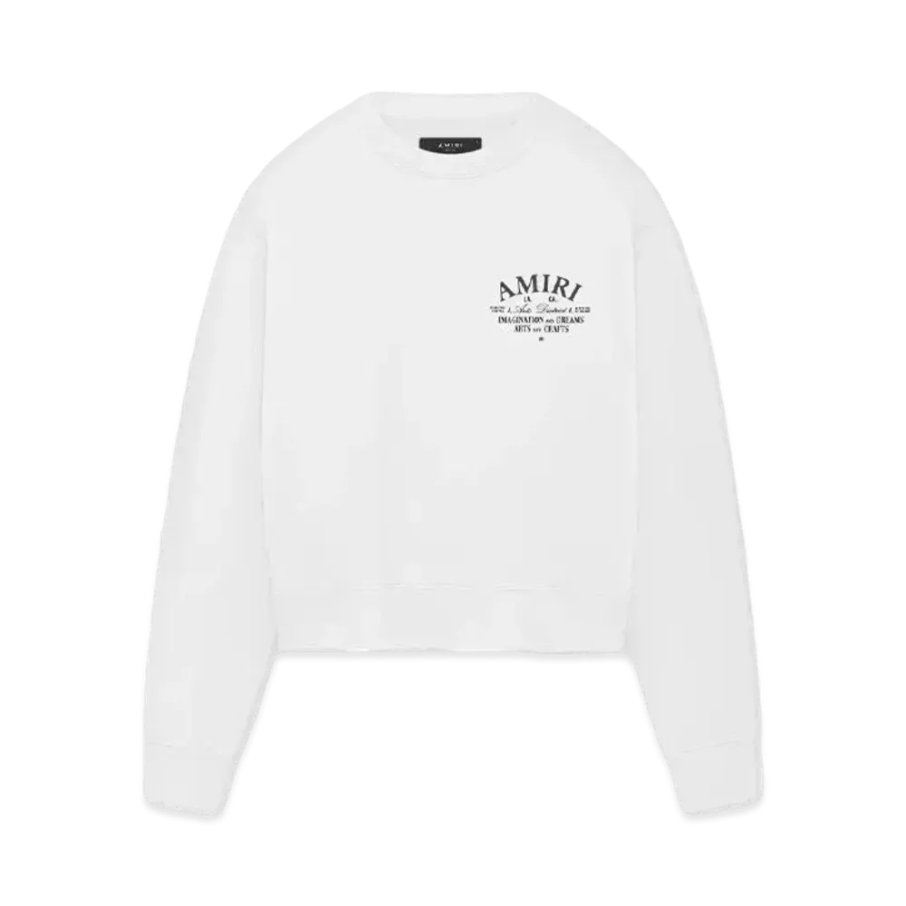 AMIRI Women's Arts District Crew "White"
