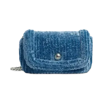 Bottega Veneta Chenille Corduroy Shoulder Bag "Wave"