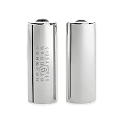 MM6 Maison Margiela Numeric Drop Earrings "Silver"
