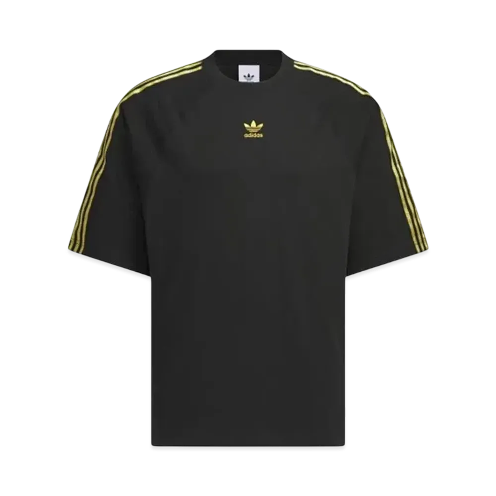 adidas SST Short Sleeve T-shirt "Black/Gold Metallic"