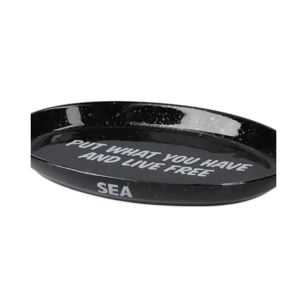 WIND AND SEA ARCVBX Oval Plate "Black"