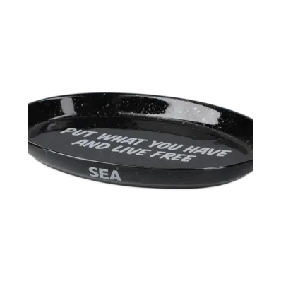 WIND AND SEA ARCVBX Oval Plate "Black"