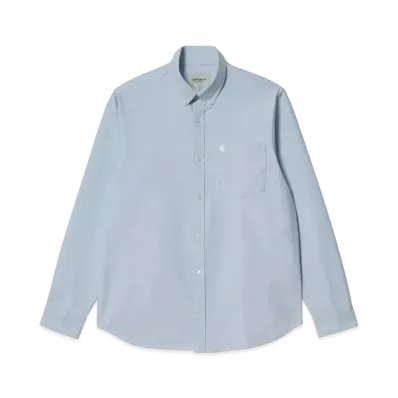 Carhartt L/S C-Logo Shirt "Bleach/White"
