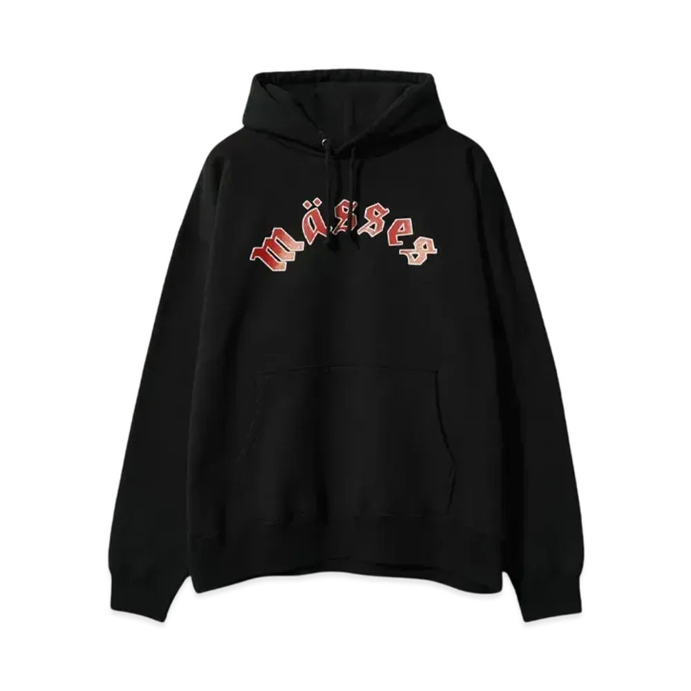 MASSES SWEAT HOODED METAL "BLACK"