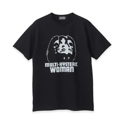 HYSTERIC GLAMOUR MULTI HYSTERIC SKULL T-Shirt "Black"