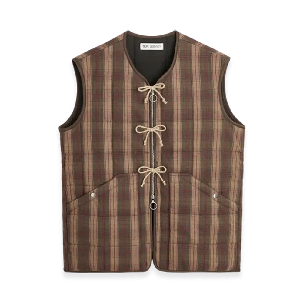 OUR LEGACY Padded Liner "Highland Tartan"