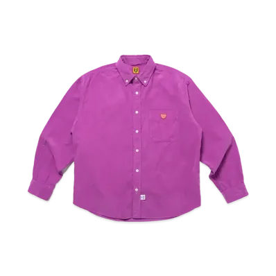 HUMAN MADE Corduroy B.D L/S Shirt "Purple"