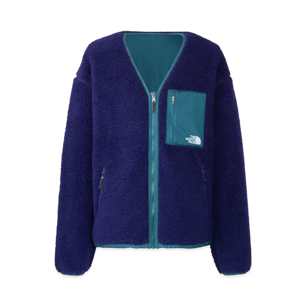 The North Face Reversible Extreme Pile Cardigan "Astral AuraxAtlantic Deep Green"