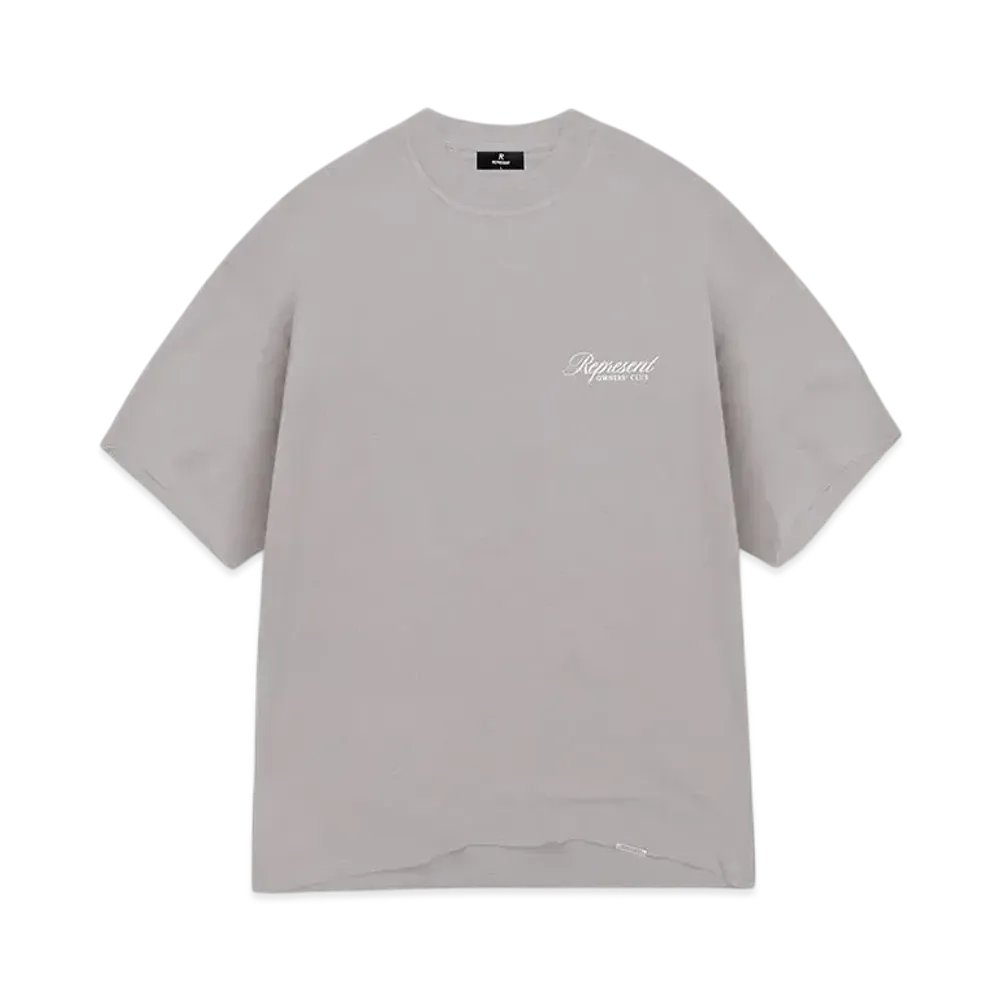 REPRESENT Owners Club Script T-Shirt "Slate"
