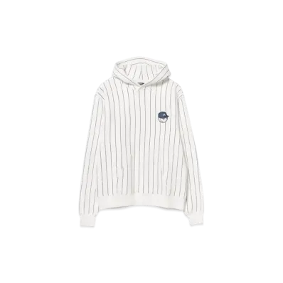 BEAMS x MALBON GOLF Exclusive Ny Stripe Pullover Hoodie "White"