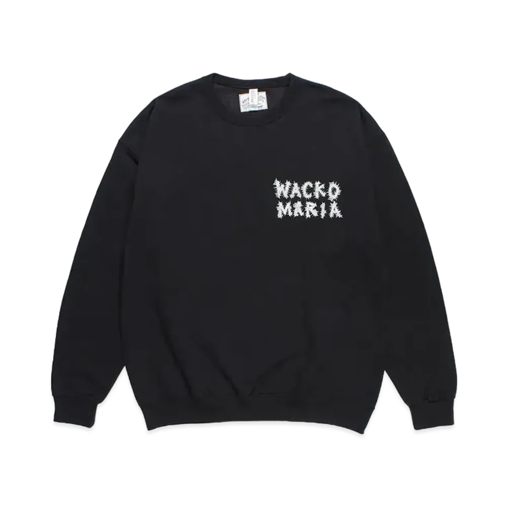 WACKO MARIA x neckface / Sweat Shirt "Black"