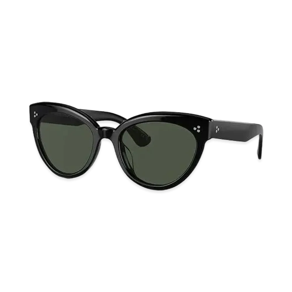 OLIVER PEOPLES Roella "Black/Dark Green Polarized"