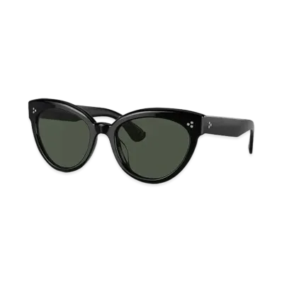 OLIVER PEOPLES Roella "Black/Dark Green Polarized"