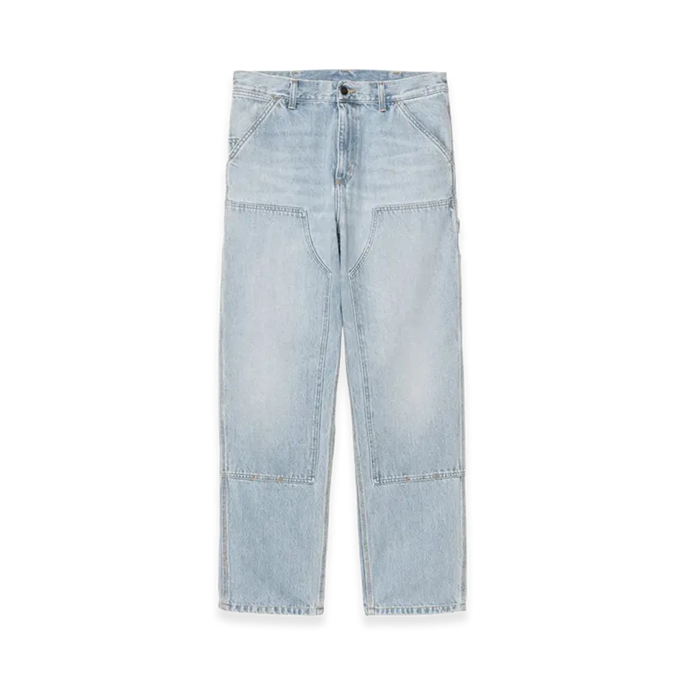 Carhartt WIP Double Knee Pant "Blue(Heavy Worn Bleached)"