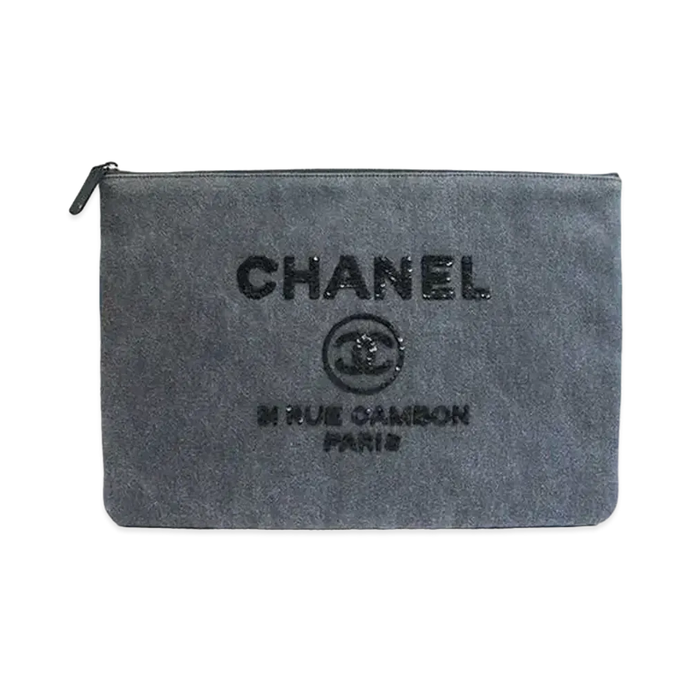 CHANEL Deauville Clutch Bag