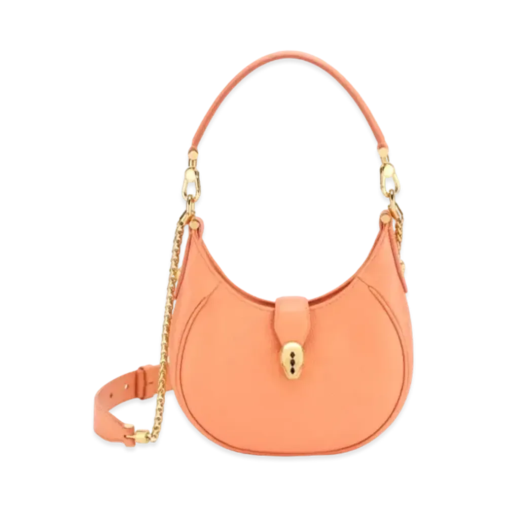 BVLGARI Serpenti Ellipse Crossbody Bag "Orange"
