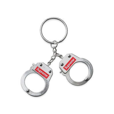 Supreme Handcuffs Keychain "Silver"