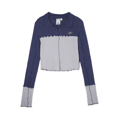 X-Girl Bicolor Compact Pullover Shirt "Navy"