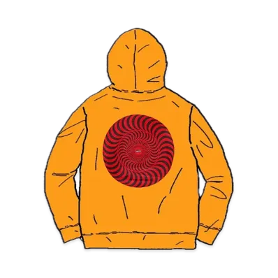 Supreme x Spitfire Hooded Sweatshirt "Orange"