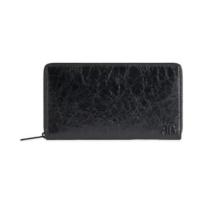 BALENCIAGA Monaco Continental Wallet "Black"
