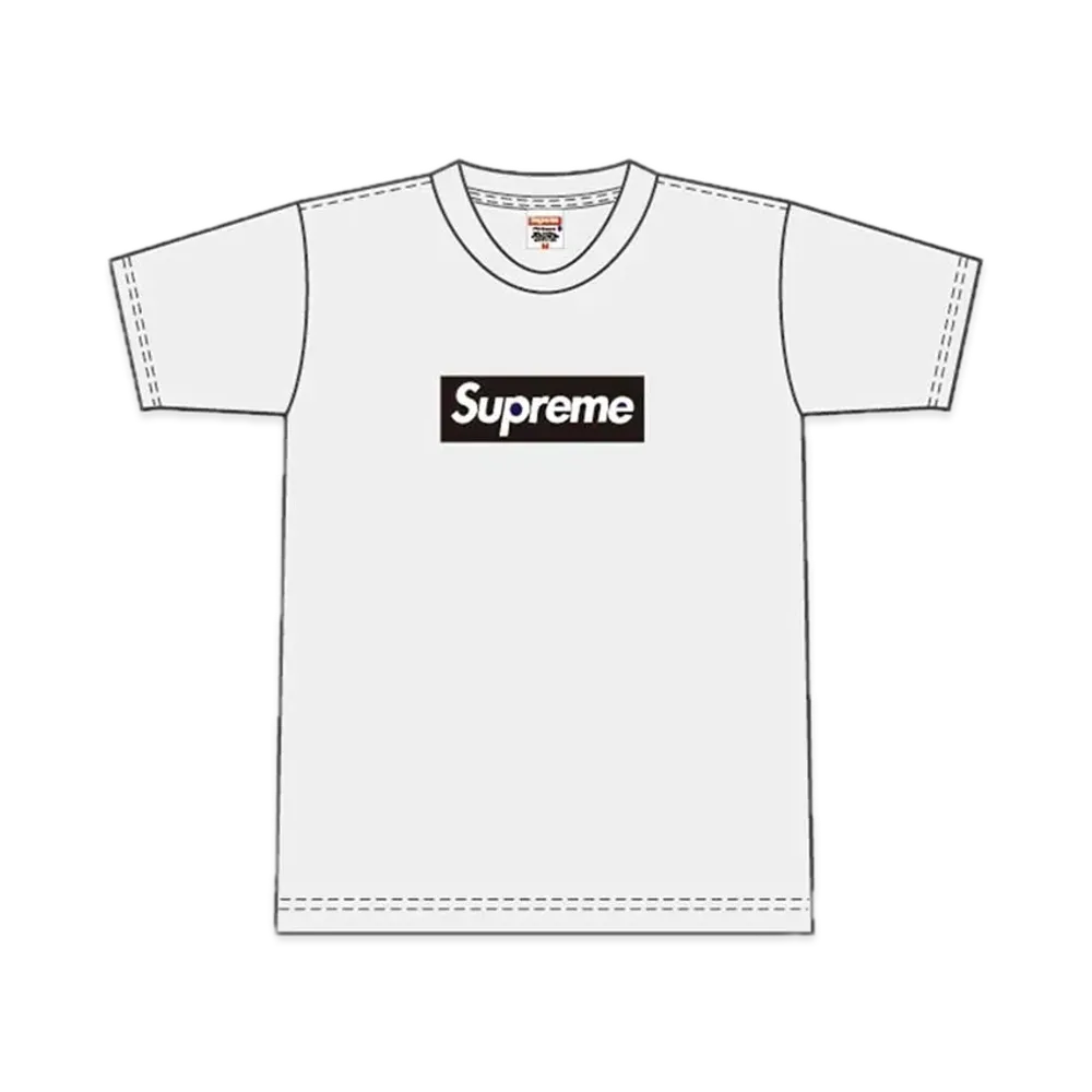 Supreme Paris Box Logo Tee "White"