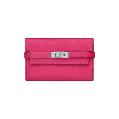Hermes Kelly Porte Velum Medium "Rose"
