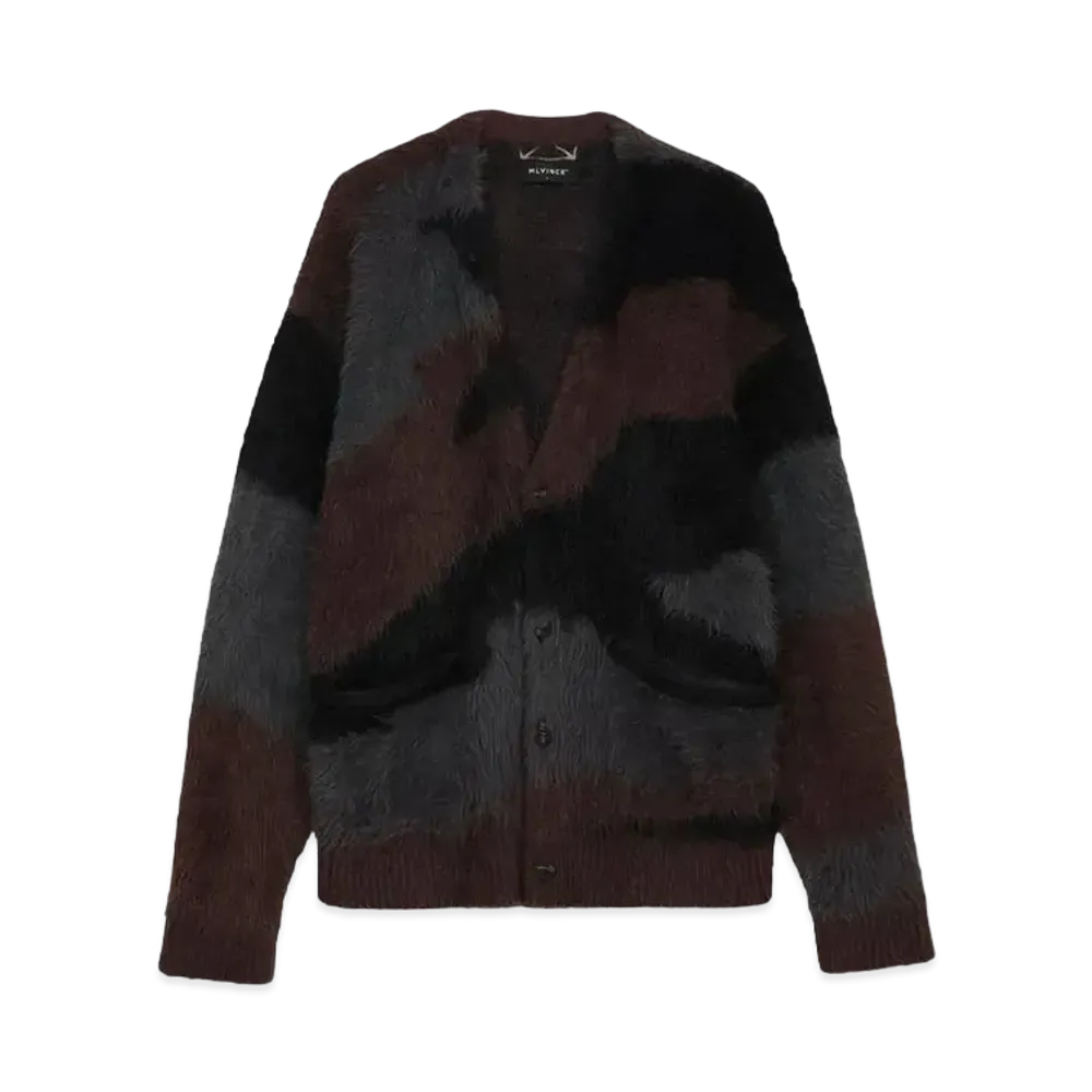 MLVINCE CAMO CARDIGAN "BLACK CAMO"