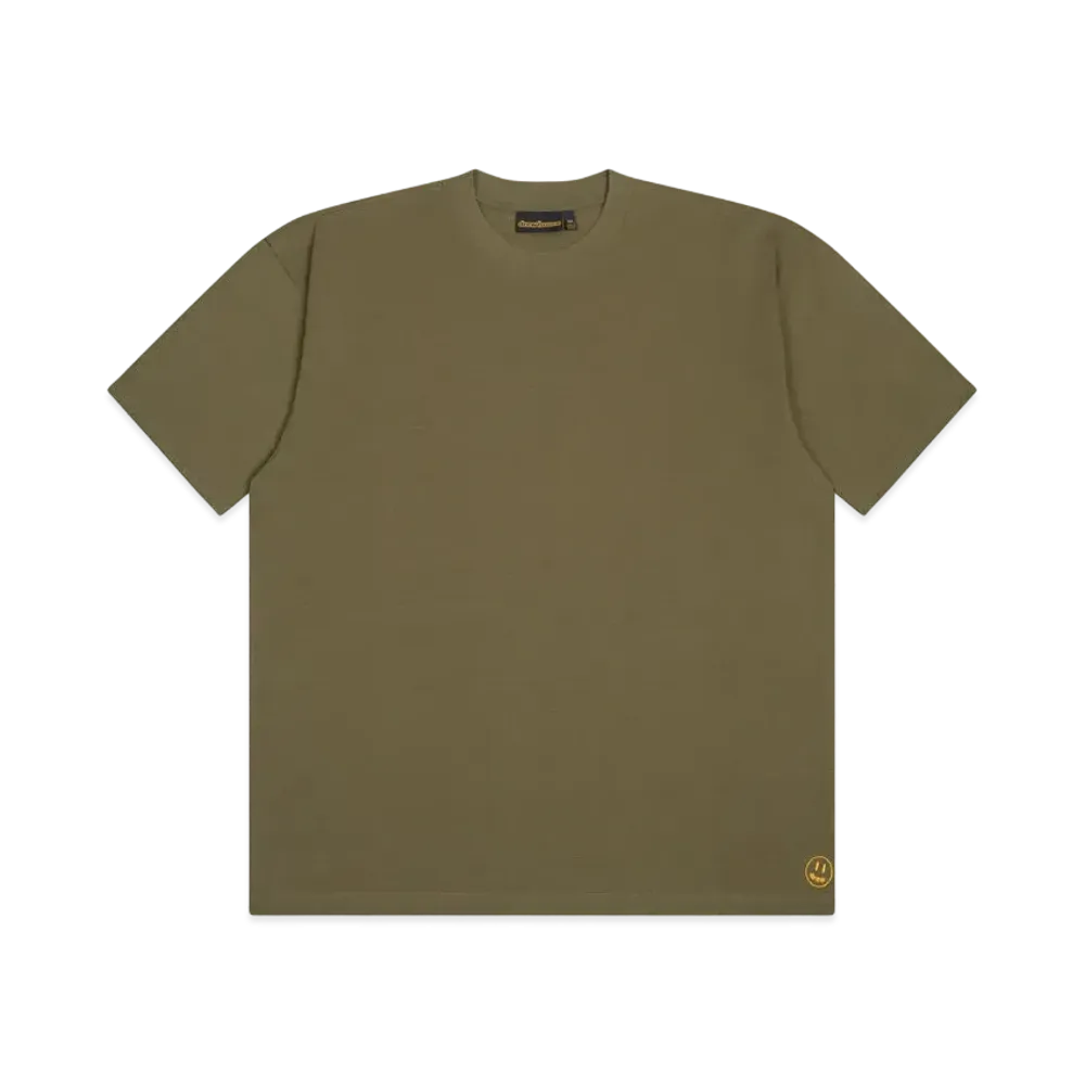 drew house basic ss tee "Midnight Olive"