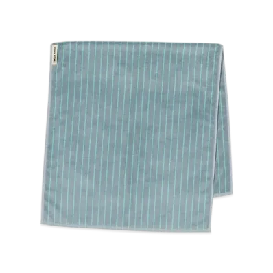 AURALEE Bath Towel "Light Moss Stripes"