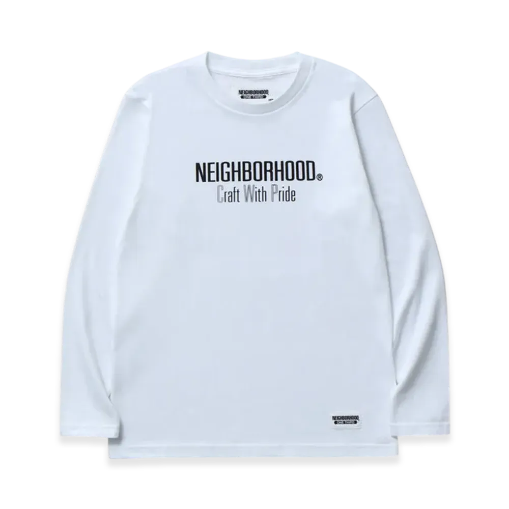 NEIGHBORHOOD Ot. Tee LS-4 "White"