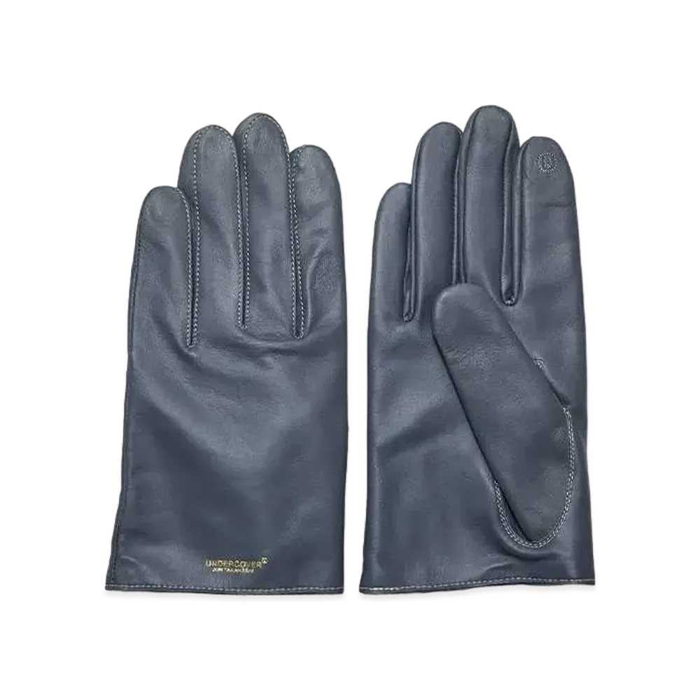 UNDERCOVER Sheepskin Gloves "Blue Gray"