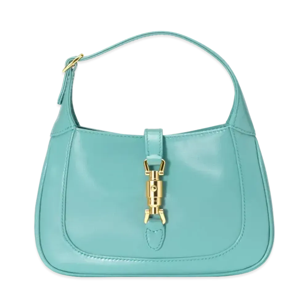GUCCI Jackie 1961 Mini Shoulder Bag "Light Blue"