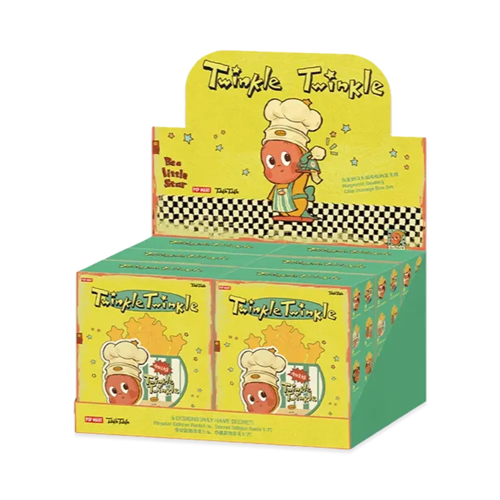POP MART Twinkle Twinkle Be a Little Star Series Magnetic Seal Clip Storage Box Set [Assortment Box]