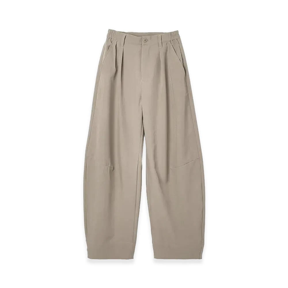 X-Girl Women's Barrel Leg Slacks "Beige"