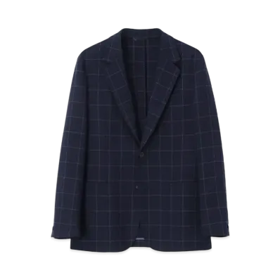 Paul Smith Alternate Window Pane Single 3B Jacket "Navy"