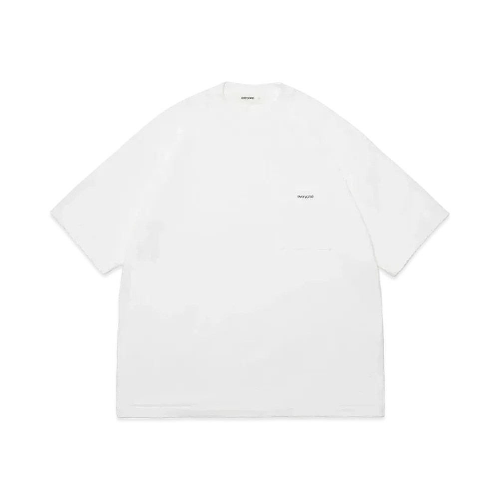 エブリワン ポケット Tシャツ "ホワイト" EV24-CS27
