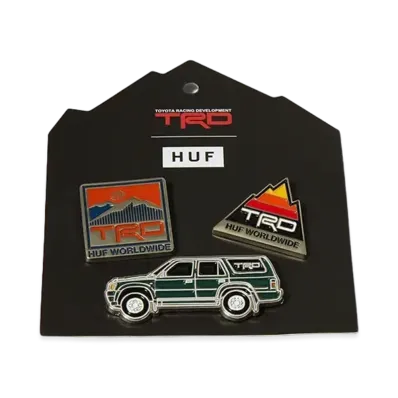 HUF x Toyota TRD Pin Set "Multi"