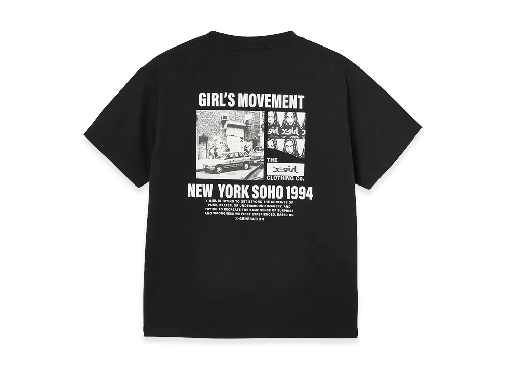 X-Girl History S/S Tee "Black"