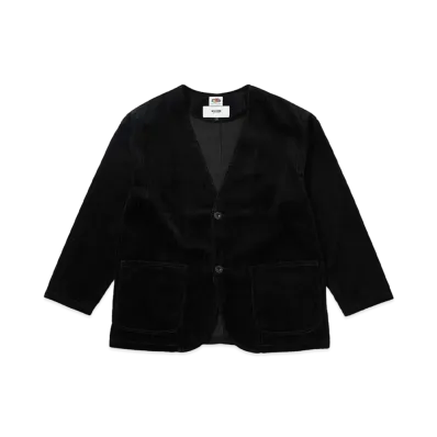 MFC STORE x FRUIT OF THE LOOM Corduroy No Collar Jacket "Black"