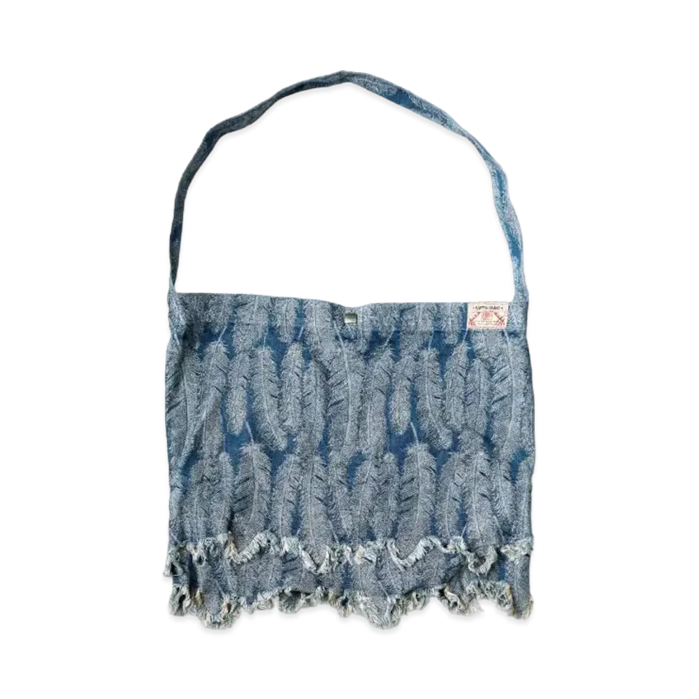 KAPITAL 12oz Magpie Denim Medicine Bag (Big) "Indigo"