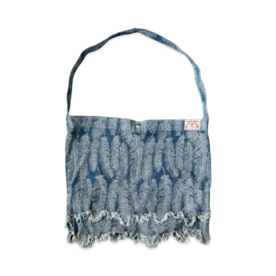 KAPITAL 12oz Magpie Denim Medicine Bag (Big) "Indigo"