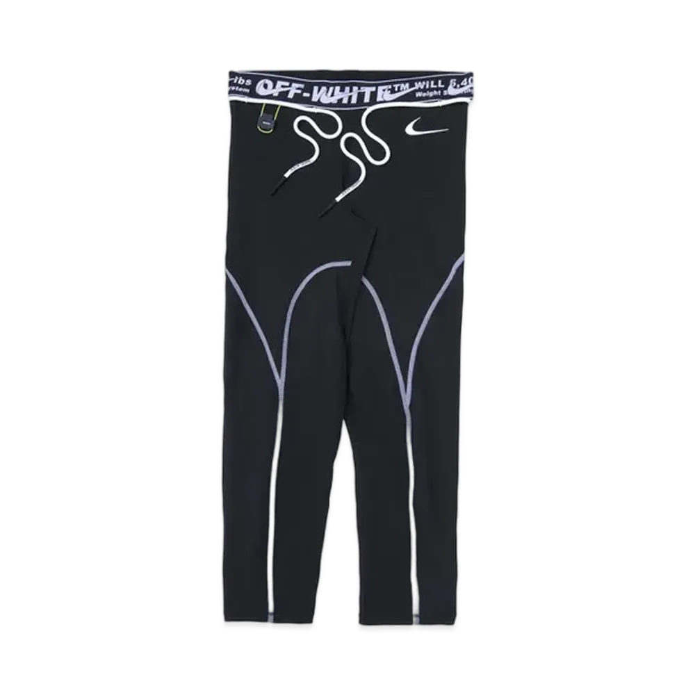 OFF-WHITE / Nike Women's Tights "Black"