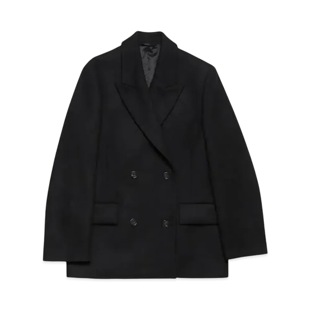 Acne Studios Double-Breasted Wool Jacket "Black"