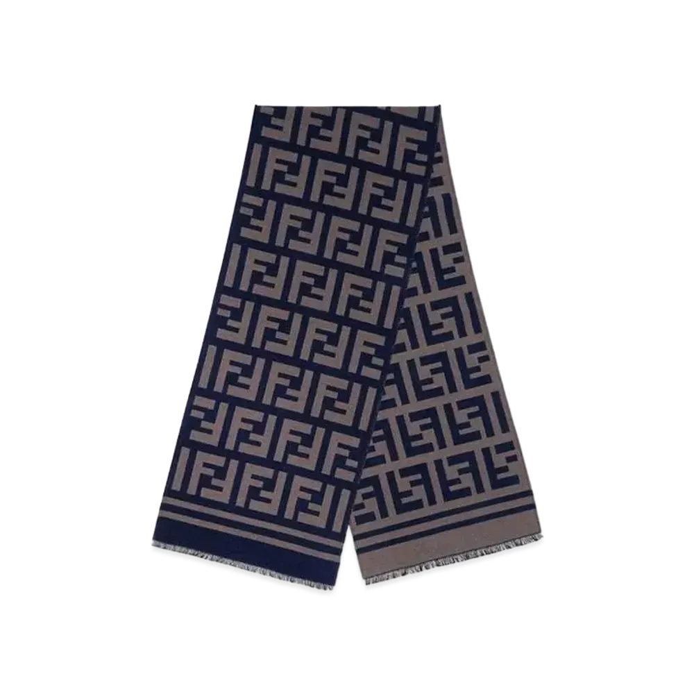 FENDI Scarf Silk and Wool Scarf "Multicolor"