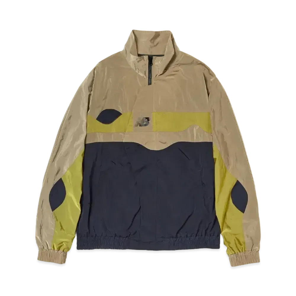AURALEE x New Balance x TDS Nylon Chambray Jacket "Beige/Navy"