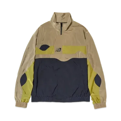 AURALEE x New Balance x TDS Nylon Chambray Jacket "Beige/Navy"