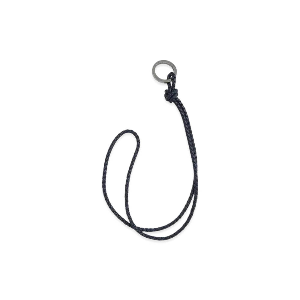 Bottega Veneta Intrecciato Long Key Ring "Space"